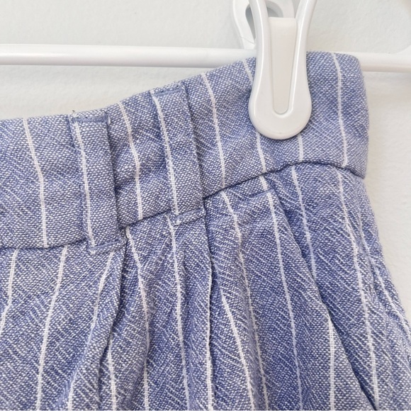 Abercrombie & Fitch Blue White Striped Linen Pants Size XS - Picture 4 of 13
